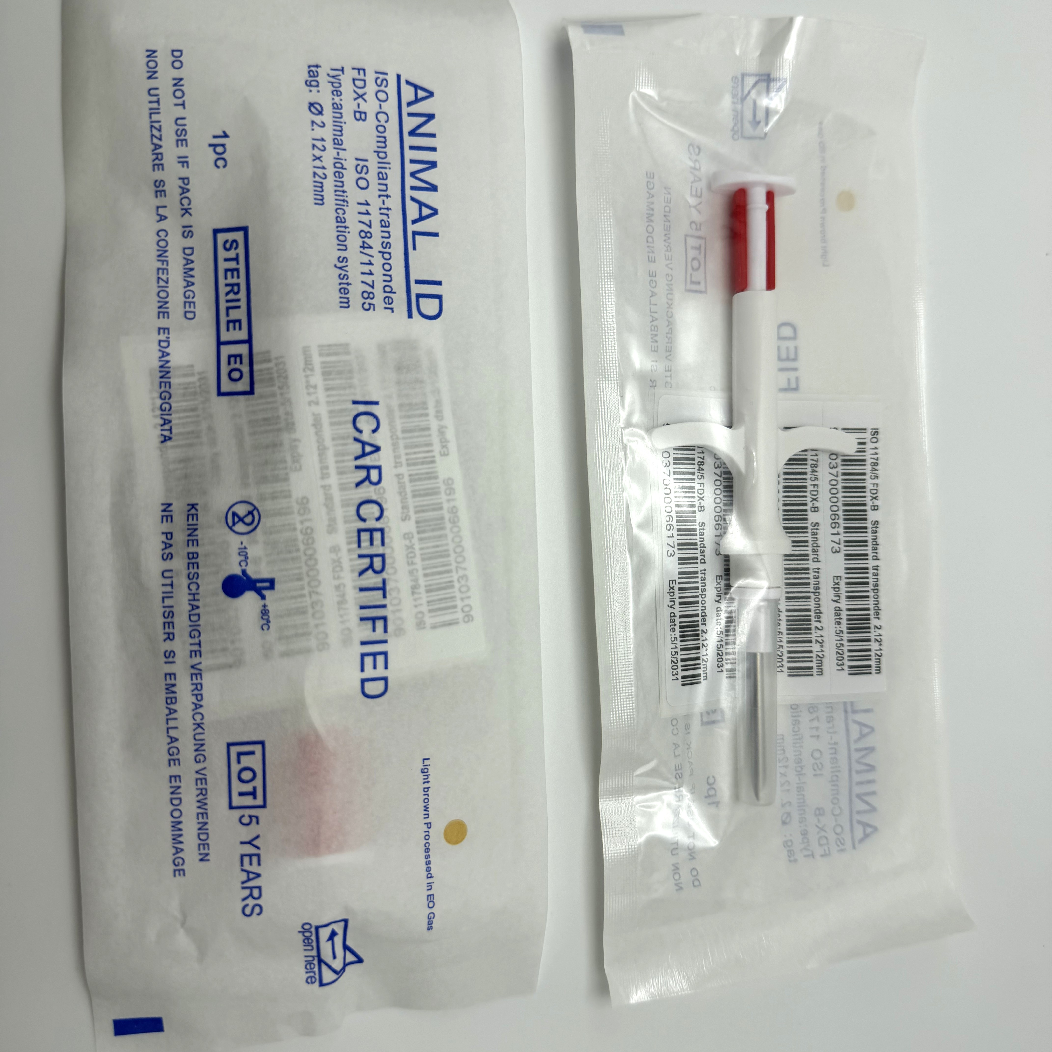 ICAR Certified Animal Microchip Injector