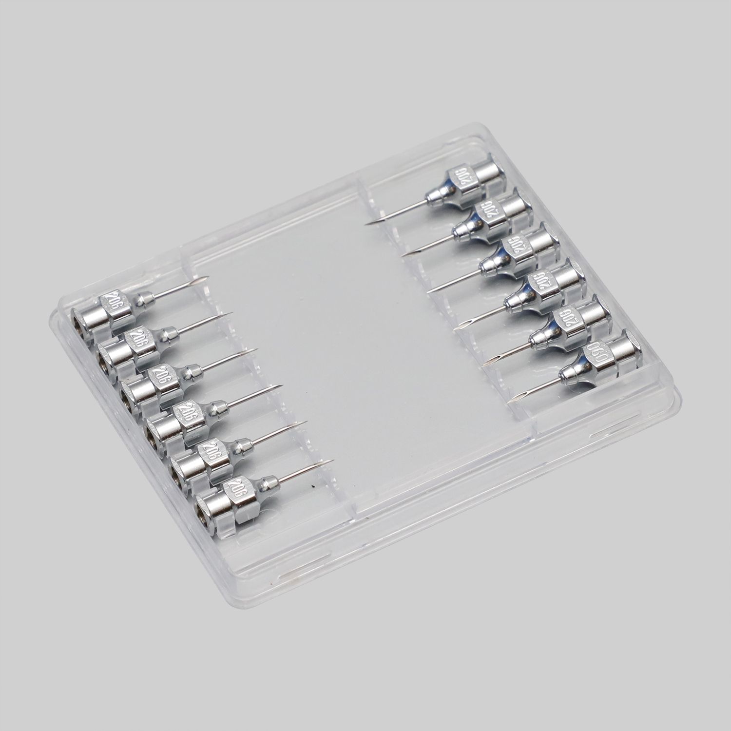 Short veterinary needles