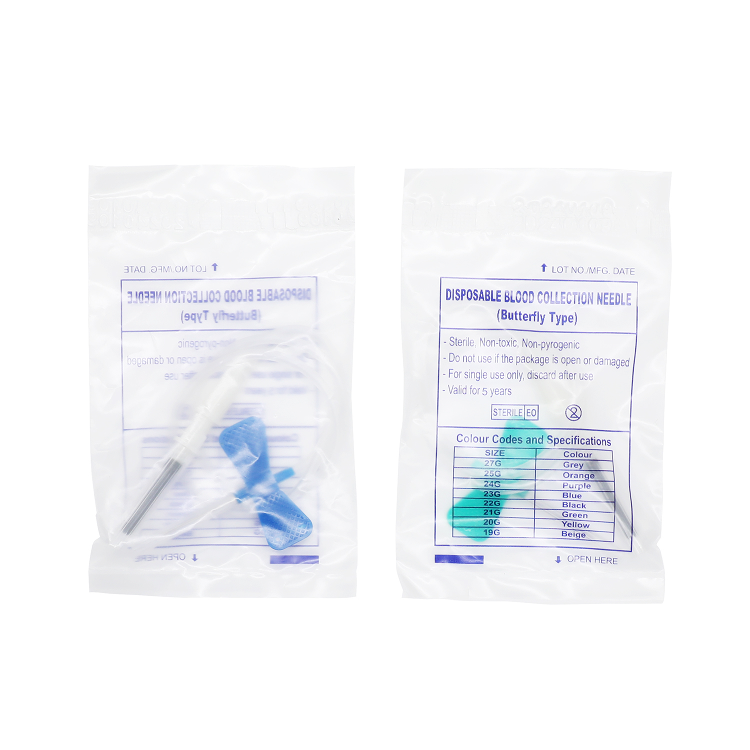 Disposable Butterfly Blood Collection Needle