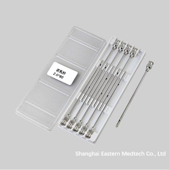 OEM Custom Size Stainless Bovine Teat Infusion Needle