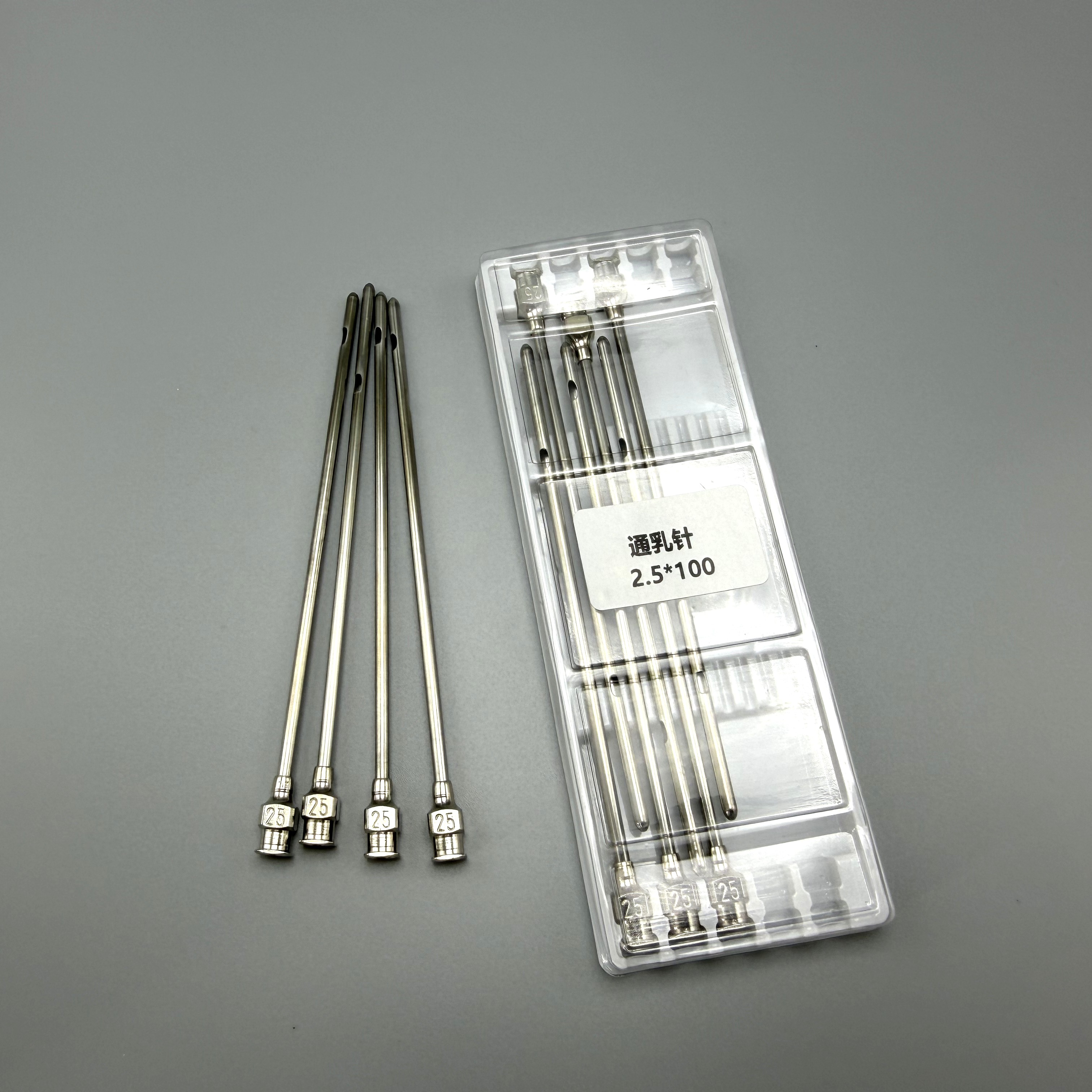 Reusable Sterilizable Stainless Teat Infusion Needle