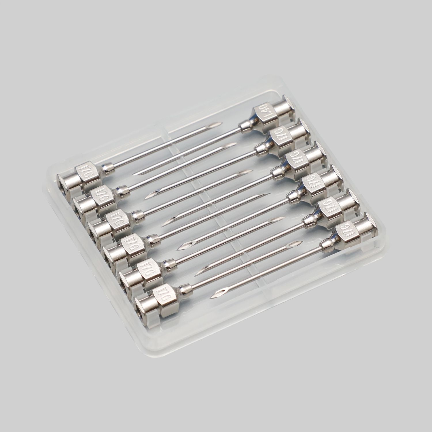 Short veterinary needles