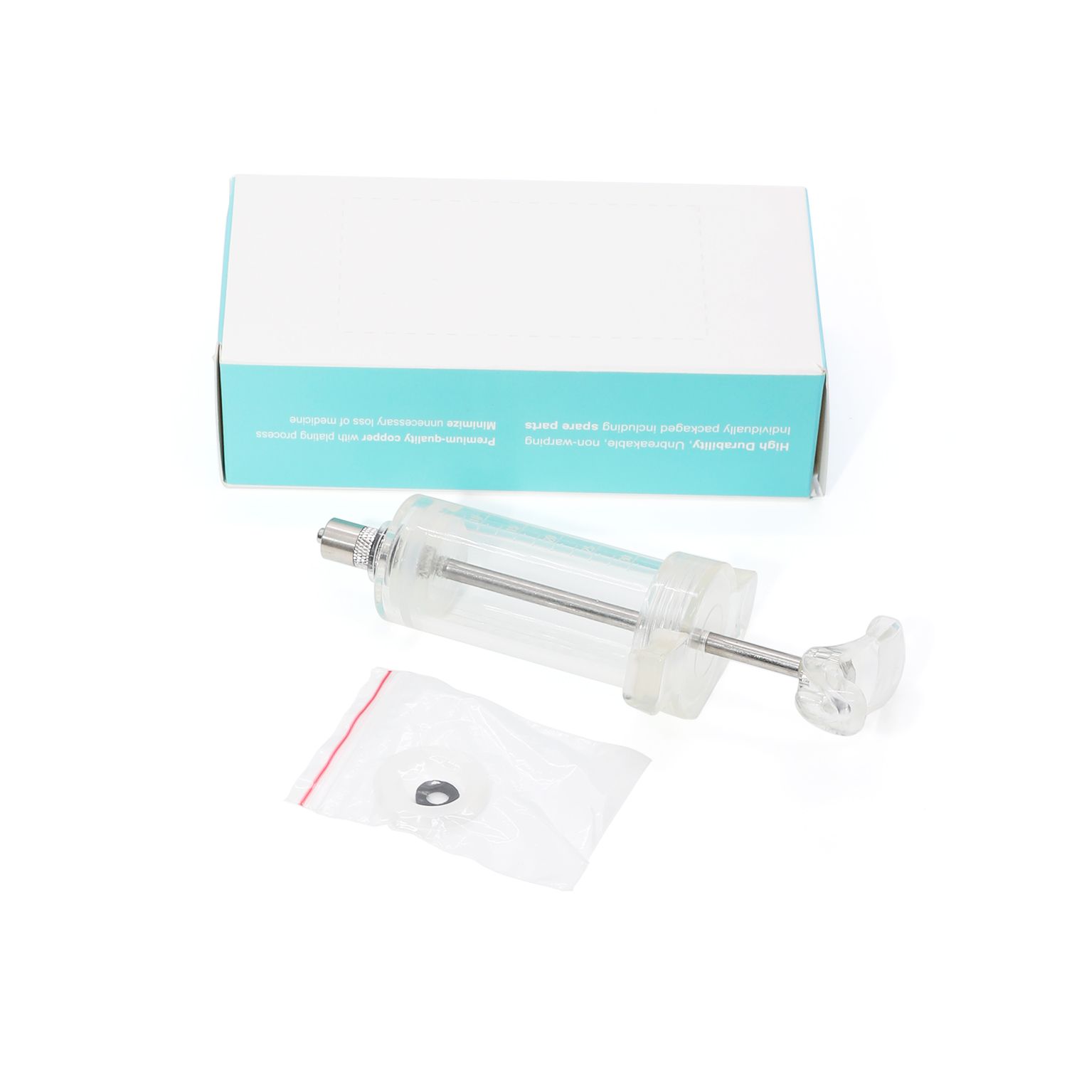 Reusable Autoclavable Veterinary Syringe