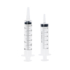 Disposable 3-part syringe
