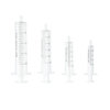 Disposable 2-part syringe