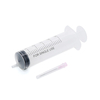 Disposable 3-part syringe