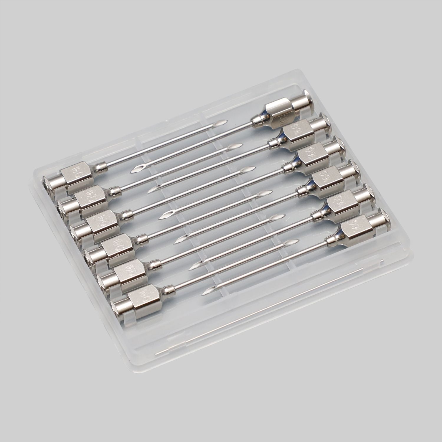 Short veterinary needles