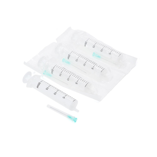 Disposable 2-part syringe