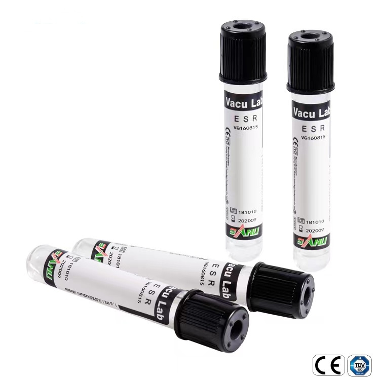 Disposable Vacuum Blood Collection ESR Tube,
