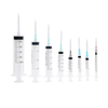 Disposable 3-part syringe