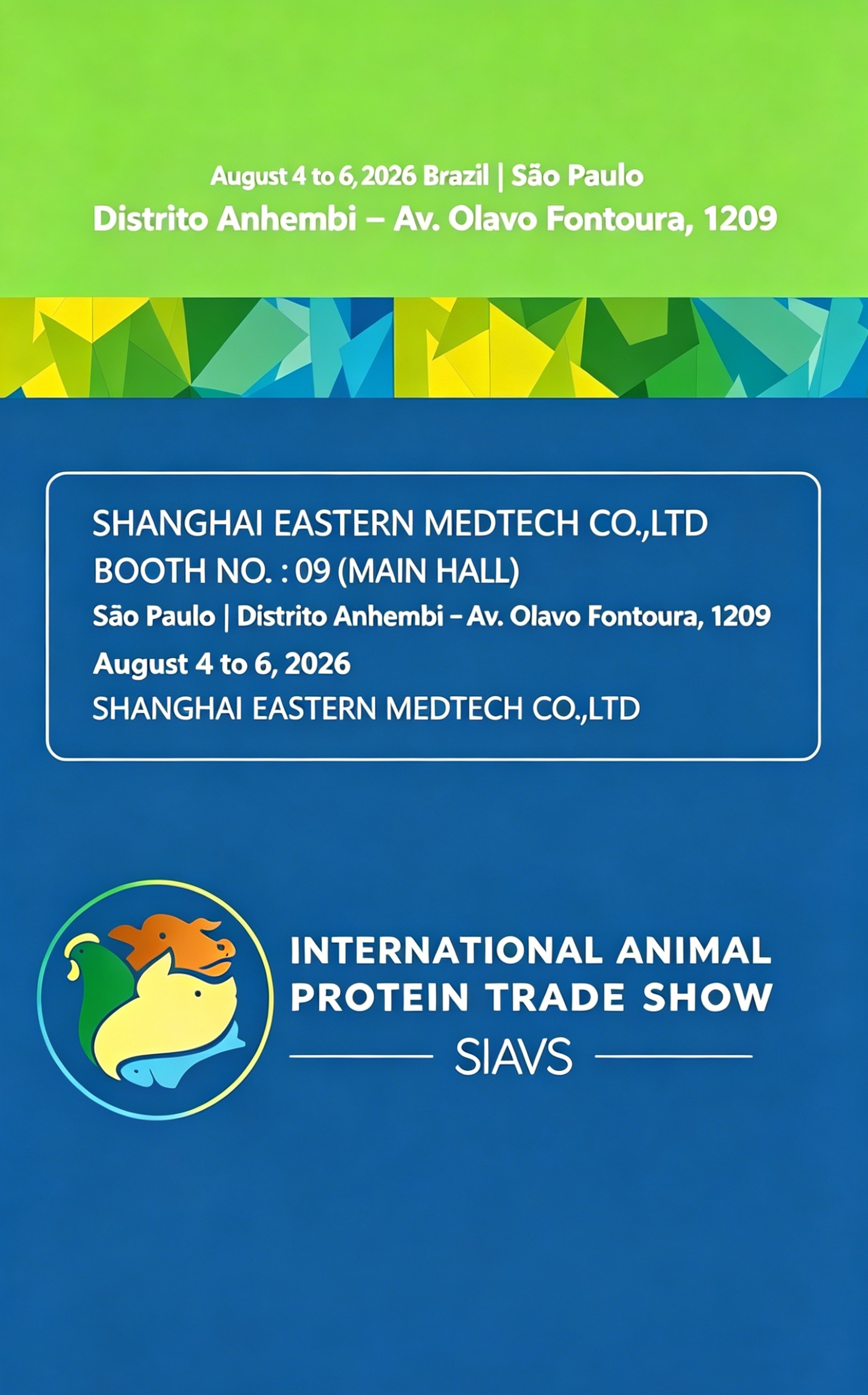 Welcome To Visit Us at SIVAS 2026 Brazil