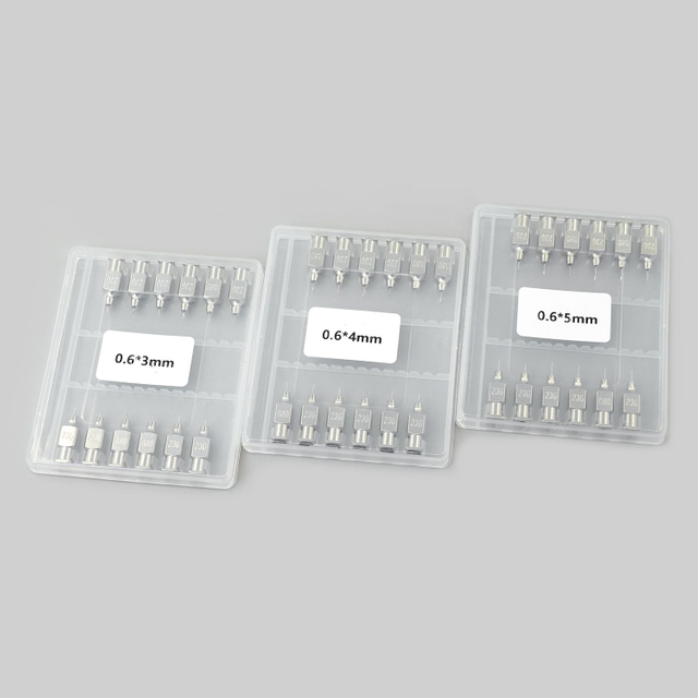 Short veterinary needles