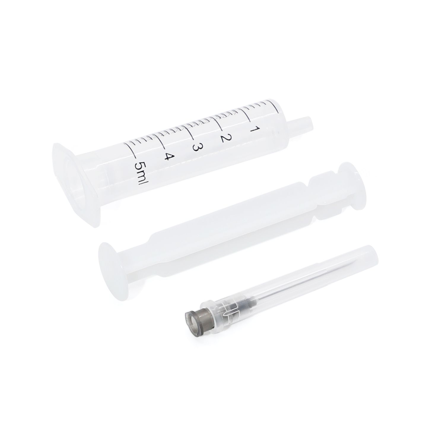 Disposable 2-part syringe