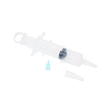 Disposable 3-part syringe